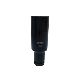 1/2" Drive 1-1/8" Extra Deep Long Impact Socket，6-Point, 5-inch Long，Heat Treated Cr-Mo Alloy Steel