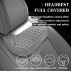 Coverado Car Seat Covers Front Seats, Luxury Nappa Leather Waterproof