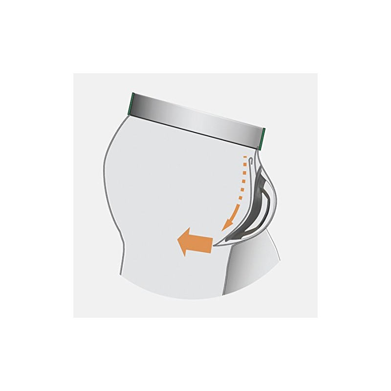 Shock Doctor Men's Supporter with BioFlex Cup, Small, White