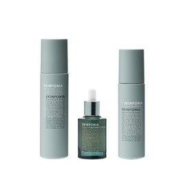 SKINFONIA 3-piece Set Serum, Lotion, Milky Lotion, Ceramide, Niacinamide, Skin Care Set, Moisturizing, Dry Skin, Sensitive Skin, Rough Skin Protection, Moisturizing
