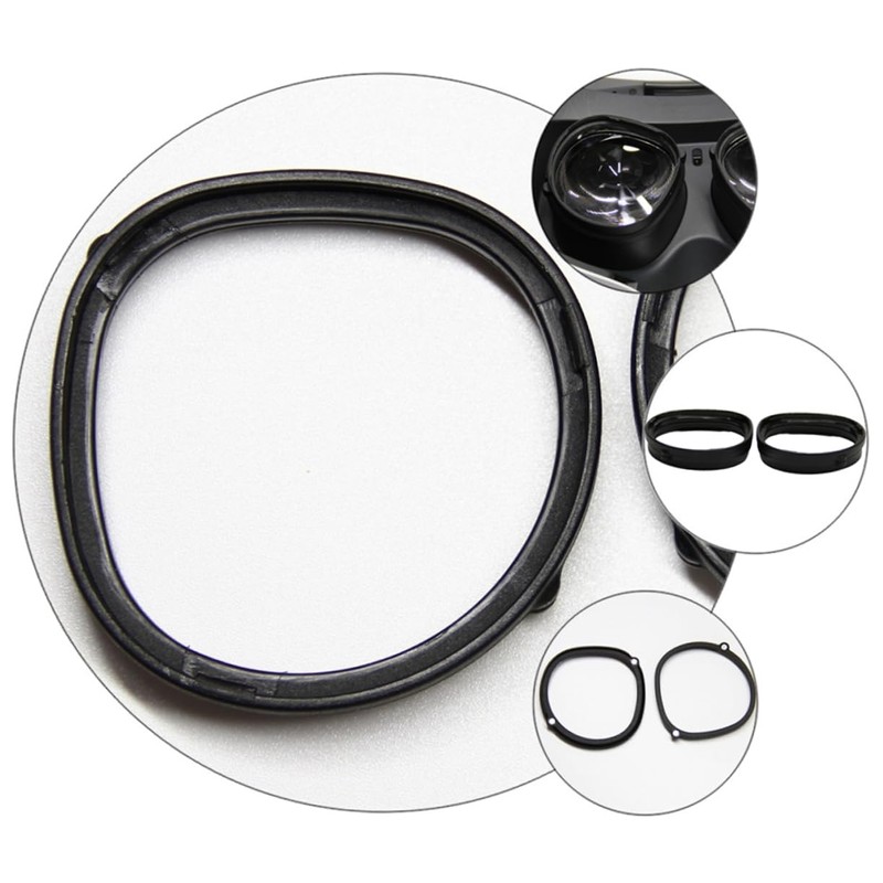 TEHAUX 2Pcs VR Glasses Frame Scratch Rings for Rift Comfortable
