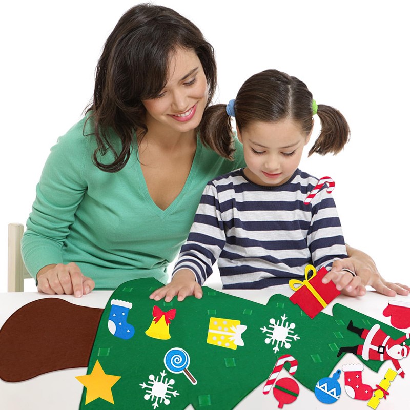 shallyong Felt Christmas Tree Children, Christmas Tree Felt Children with