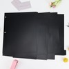 Koqye Black Plastic Dividers for 3 Ring Binder, 8-Tab Binder