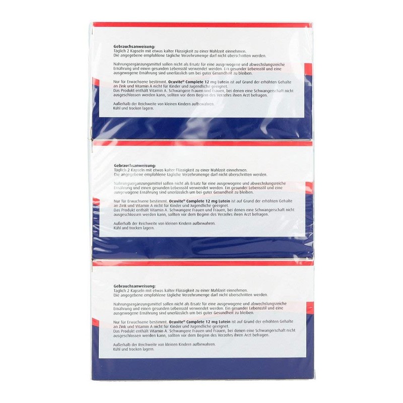 Ocuvite Complete 12 mg Lutein Capsules