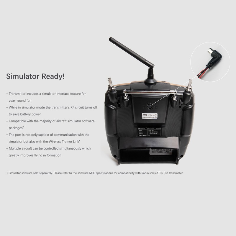 Radiolink AT9S Pro 12 Channels 2.4G RC Transmitter Radio Controller