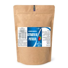 Citrato de Potasio con sabor fresa 500 gr