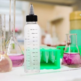 BESTOYARD Dropper Bottles 110ml Paint Divider Bottles Squeezable Drop Bottles Graduated Liquid Dropper Bottles Liquid Containers Glue Bottles DIY Dropper Bottles Set of 12 Dropper Bottles with Lid