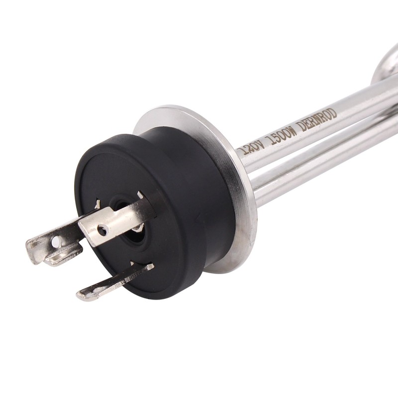 DERNORD 120V 1500W Tri-clamp Foldback Heating Element Stainless Steel Immersion