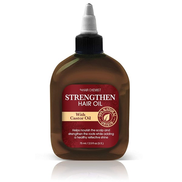 Hair Chemist Strengthen Hair Oil with Castor Oil 2.5 ounce