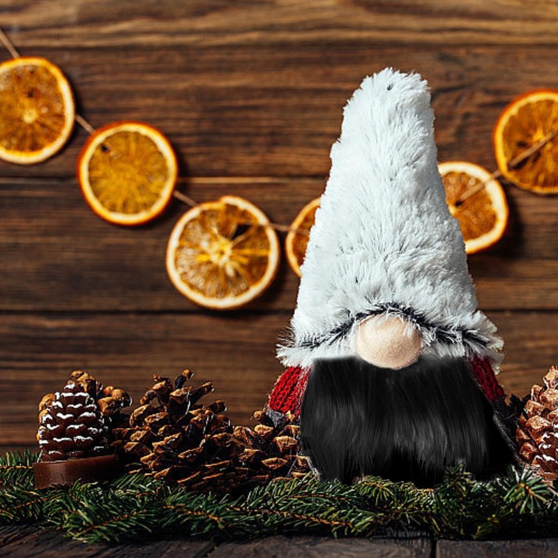 Black Faux Fur Fabric,5 x 150cm Shaggy Plush Fur Fabric