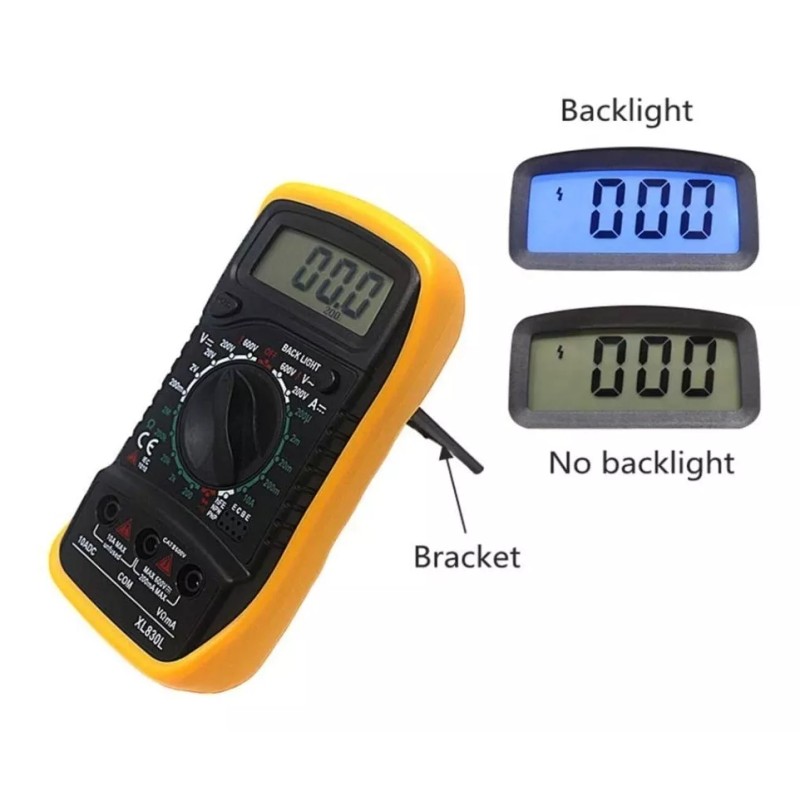 CODYTAVAREZ Multimetro Digital Profesional Xl830l