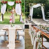 8 Panels Wedding Arch Draping Fabric 28" x 20Ft Wedding