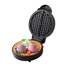Lifeeverkeep Round Classic Waffle Maker-Belgian Waffle Maker With Nonstick Surface For Easy Cleaning - Great Holiday Gift