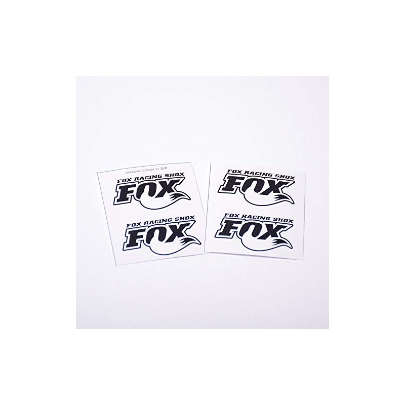 4PCS PVC Fox Shock Absorber Sticker Decal for 1/7 Traxxas