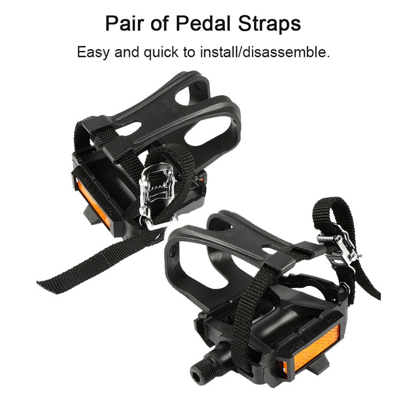 Bicycle NonSlip Pedal Straps Road Bike Pedals Bearing Pedal Binding
