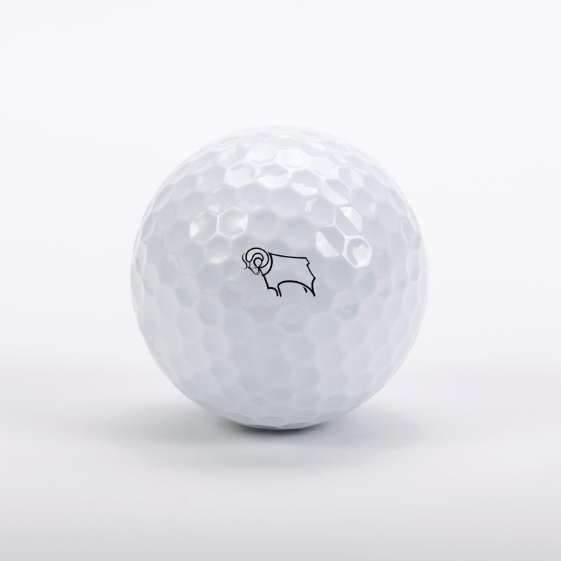 CaddyGolfStamps Derby County The Rams FC Football Design Golf Ball