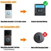 Ring Solar Charger,5W 12VAC Compatible with Ring Video Doorbell 3/3+/4,