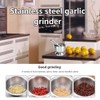 Dasing Stainless Steel Pestle Set Garlic Spice Mill Bowl Kitchen