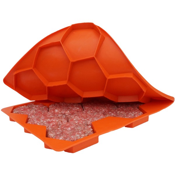 Shape+Store Burger Master Sliders 10 in 1 Innovative Burger Press and Freezer Container