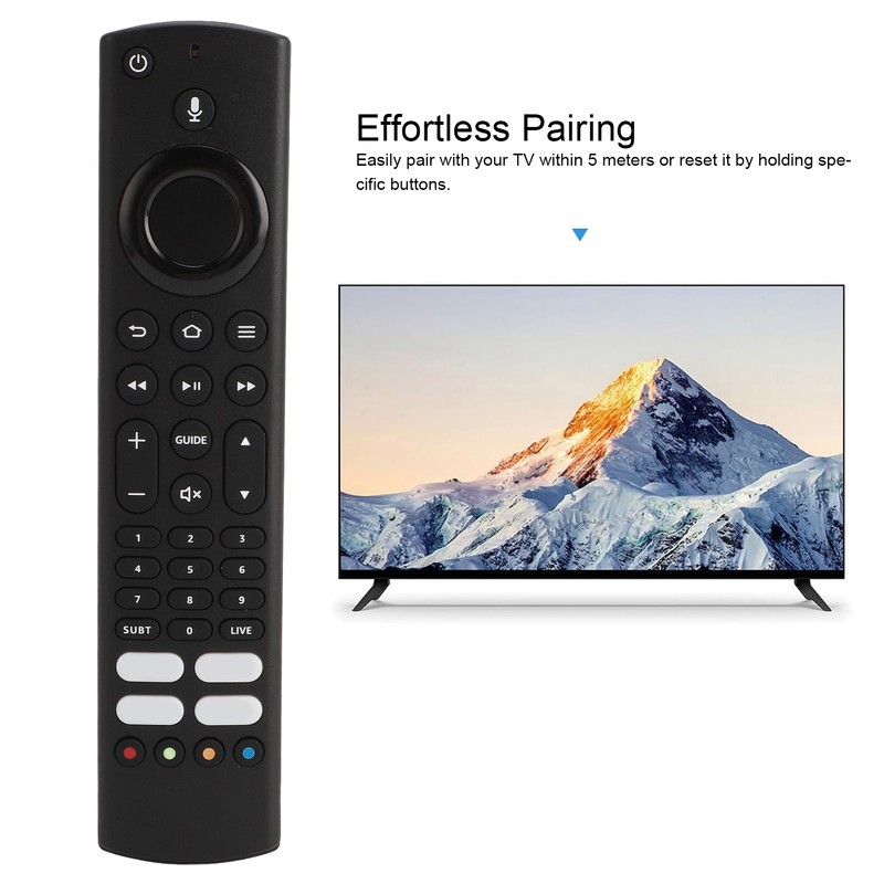 TV Voice Remote Control Effortless Pairing Convenient Button Replacement Voice