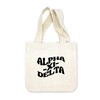 sockprints Mod Design Alpha Xi Delta Mini Tote Bag -