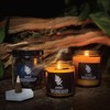 Crackling Wood Wick Candle Handcrafted with Organic Coconut Wax and