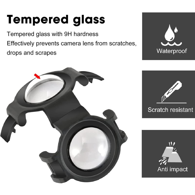 Upgrade Lens Guard for Insta360 X3, Dustproof Waterproof Professional High