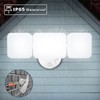EMANER Outdoor Motion Sensor Flood Light, 100-130V Corded, 45W 4500lm