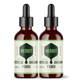 Kit 2 Piezas Aceite De Orégano Con Aceite De Coco Natural
