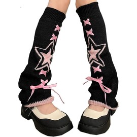 KGDUYC Leg Warmers for Women Ladies Leg Warmers - Alpaca Leg Warmers, Autumn and Winter Leg Warmers - Leg Warmers (Pink), multicoloured