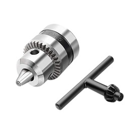 Drill Chuck For Impact Driver, Angle Grinder Electric Drill Conversion Head,1.5-10mm Capacity Drill Chuck With 1/4" Hex Shank, Angle Grinder Electric Drill Adapter, Mount 3/8-24unf Impact Drill (1pc)