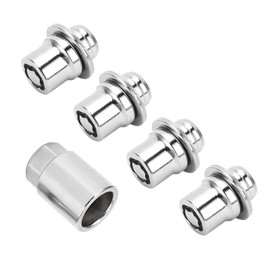 Wheel Lock Lug Nuts High Strength Alloy Steel Toyota Camry Corolla Tacoma + Other 12mm x 1.5 1.30 Inch Prevent Theft Security Protection Replacement