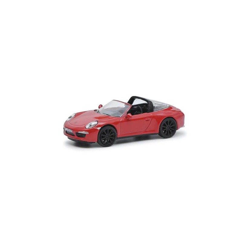 Schuco 1:87 911 Targa 4S Red 452670900 [Shipping from Canada]