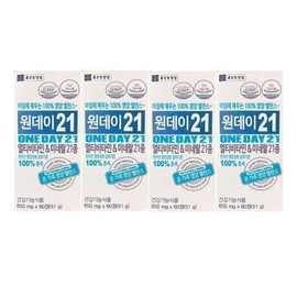 Chong Kun Dang Health [Half Club] Chong Kun Dang Health One Day 21 850mg 60 tablets 4 boxes / [하프클럽]종근당건강 원데이21 850mg 60정 4박스