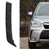 Front Bumper Molding Side Cover Trim Black ABS Replacement for