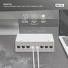 DIGITUS Desktop Modular Patch Panel Shielded 8 Port Light Grey