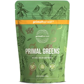 Primal Harvest Greens Superfood Powder Supplement (30 Servings) by Primal Harvest - Smoothie Powder Non-GMO Barley Grass Powder, Vitamins, Minerals, Botanicals & More