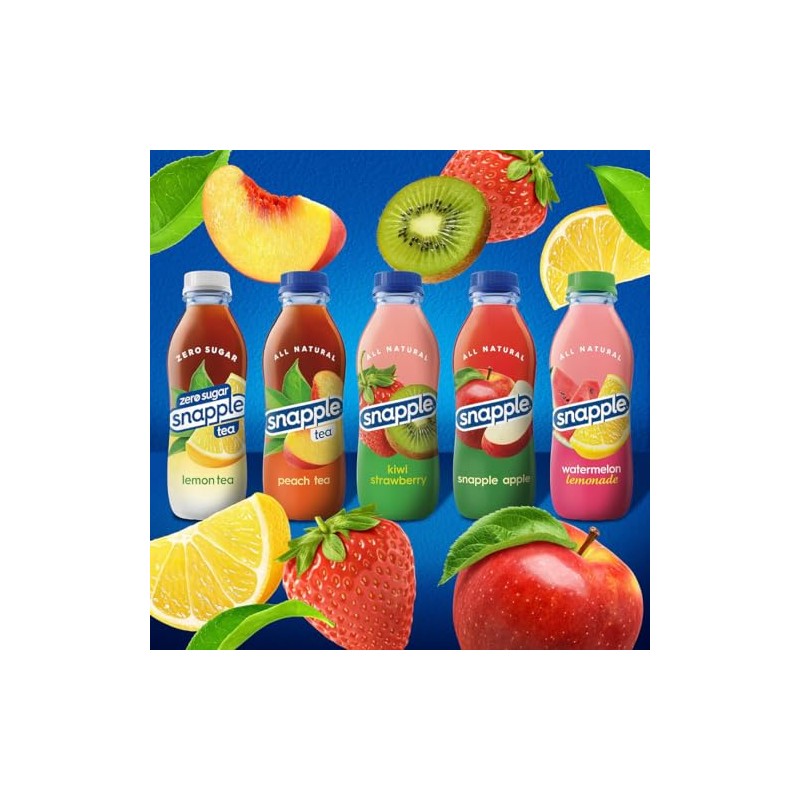 Snapple Tea Variety Pack, 6 Assorted Flavors – Ready-to-Drink Iced