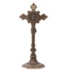 Veronese Design 9 5/8 Inch Saint Benedict Crucifix With Stand