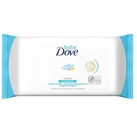 Dove Baby Wipes, Rich Moisture, Gentle As Water, 50 Wipes