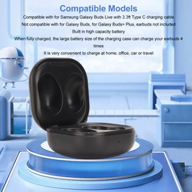 for Buds Live SM R180 Charging Case, Wireless Charging Case Station Charge Dock with with Charging Cable, Replacement Case for Buds Live SM R180