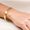 Philip Jones Men's Gold Plated Stainless Steel Cuff Bracelet