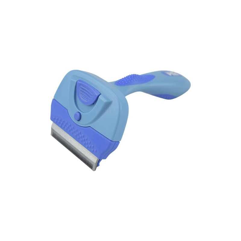 Fancy Pets Deslanador Recto Grooming Tamaño Chico para Perro y