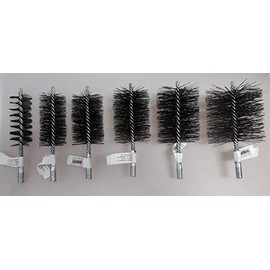 Stove pipe brush, wire brush, chimney brush, chimney brush, chimney brush, chimney brush, round made of sturdy steel wire, chimney brush.