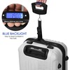 TRIXES Portable Digital Luggage Scales Travel Accessory with 12 Month