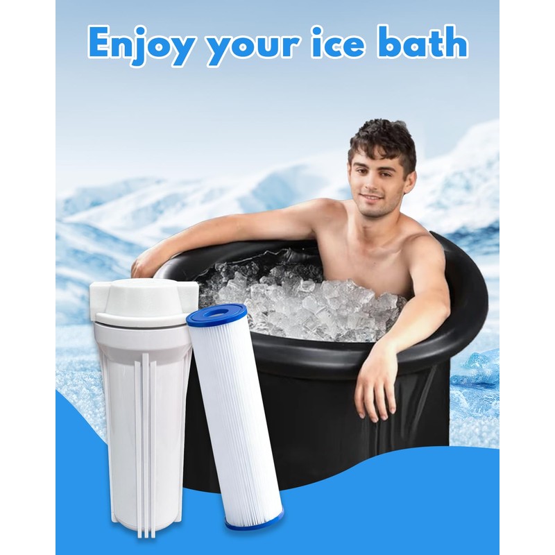DAYEAR Ice Bath Water Filter 10" x 2.5" (6 Pack)