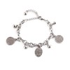 Saint Benedict Charm Bracelet - St. Benedictine Medal Coin Link