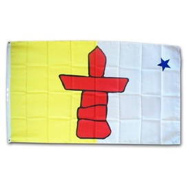Nunavut - 3 ft x 5 ft Polyester Canadian Province Flag