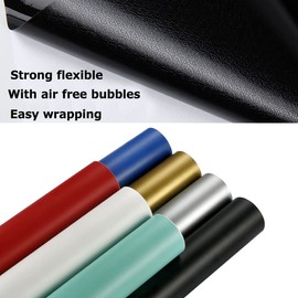 NewL Car Matte White Vinyl Wrap Film Stickers and Decals Foil Bubble Free Decoration DIY Motorcycle Automobiles Auto Accessories (30cm x 150cm)