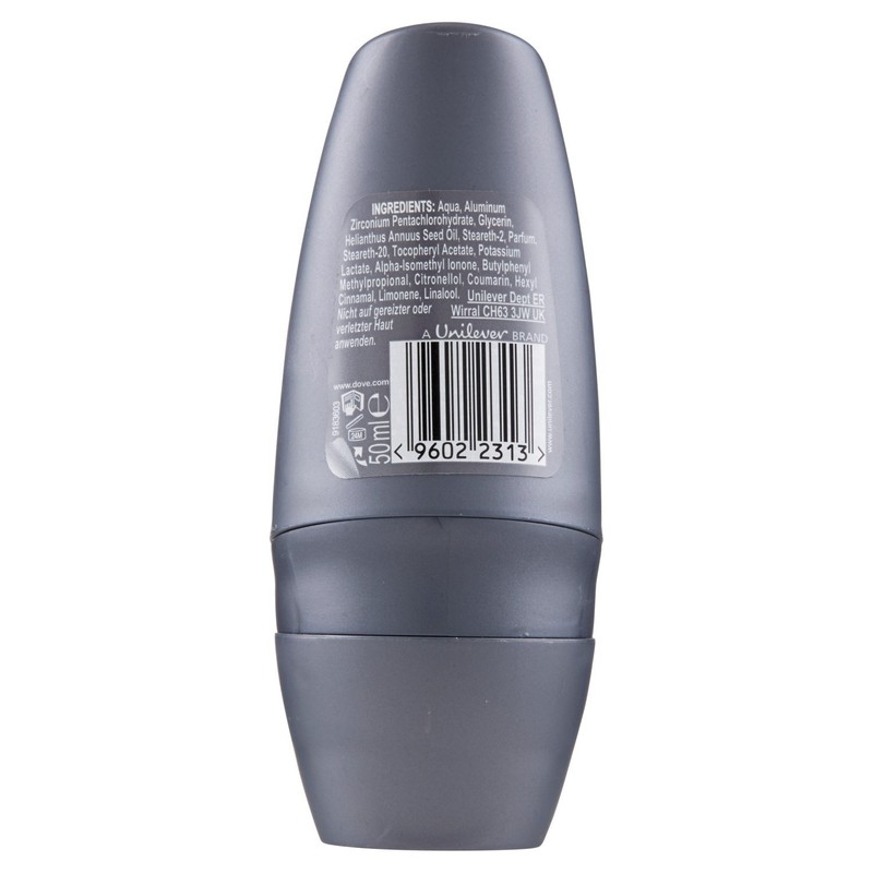 dove roll-on men's invisible dry